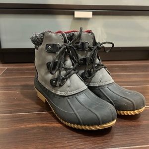 Tommy Hilfiger Gray Rain Boots